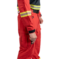 CPX Tactical Pants FR RIPSTOP Red Hi-Vis Yellow