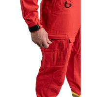 CPX Tactical Pants FR RIPSTOP Red Hi-Vis Yellow