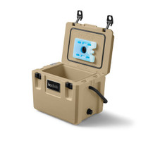 Kodiak Hard Cooler 15L w/Carry Handle Leak & Waterproof 5 Day Cold Insulation,  Kodiak | Hard Cooler 15L, Sand, XKOCOOL15SAND, ESKY, COOLER