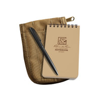 935T KIT - Tactical Notebook Tan w/ Cover and Pen