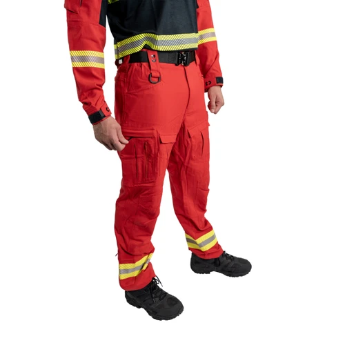 CPX Tactical Pants FR RIPSTOP Red Hi-Vis Yellow