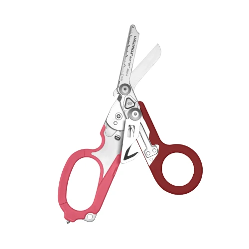 Leatherman | Raptor Rescue, Raspberry Rose W/ Utility Holster, YL833486, Glass breaker, strap cutter, rescue tool