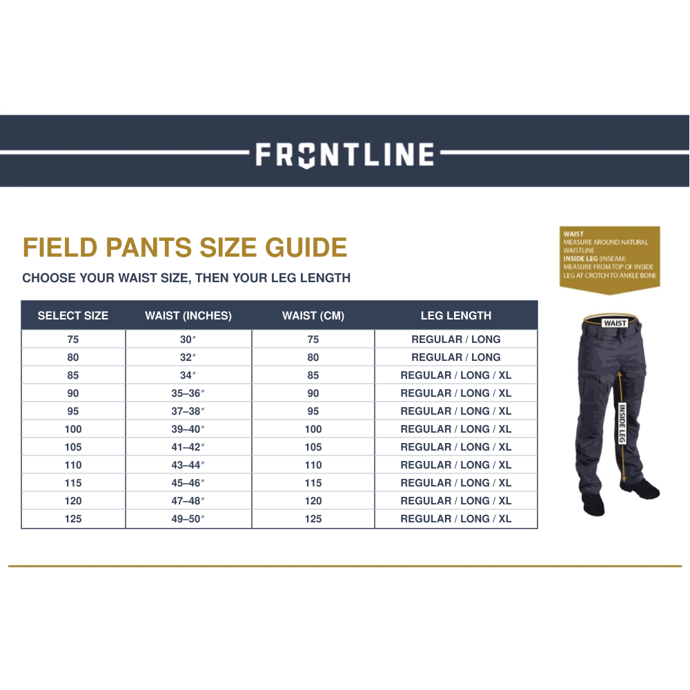 FLA311MC, Frontline Field Pants, Australian Army 2006 Pattern Cut, Tactical Pants, Multicam Pants, Army Pants