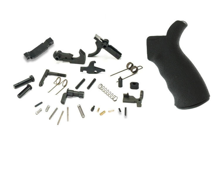 OT Firearms Enhanced Lower Parts Kit w/Ergo Grip (Black or FDE)