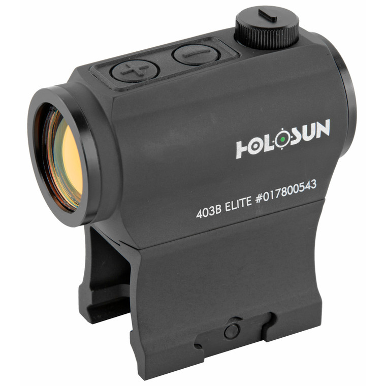 Holoson 403B-GR Elite Green Dot 2MOA Dot with Shake Awake and High / Low Mounts