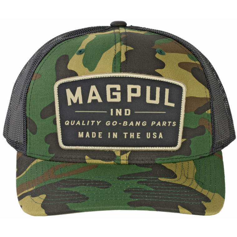 Magpul Go Bang Woodland Camo Trucker Hat