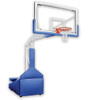 First Team Hurricane Triumph Portable Basketball Hoop - 72 Inch Glass