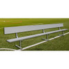 Gared Spectator Series Twenty-One Foot Player Bench - With Backrest