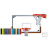 Gared Scholastic Backboard Package - Backboard, Rim, Net, Padding