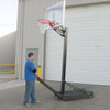 First Team OmniChamp Eclipse Adjustable Portable Hoop - 60 Inch Smoked Glass