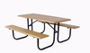 Rectangular Picnic Table - Standard Walk Thru Frame