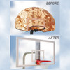 First Team RetroFit36 Extreme Backboard Package - 36 X 60 Backboard - Steel