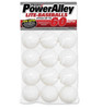 PowerAlley 60 MPH White Lite Baseballs - Package of 12