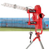 Deuce 95 Real Ball Pitching Machine with Ball Feeder and 48' Xtender Cage