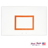 First Team 36" x 60" Rectangular Aluminum Backboard