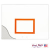 First Team 42" x 60" Rectangular Aluminum Backboard