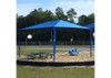 Square Fabric Shade Structure - 8'H Entrance