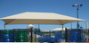 Rectangle Fabric Shade - 10'H Entrance