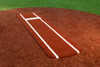 Portolite Ultimate Spiked Practice Softball Pitching Mat