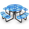 Quick Ship 46" Round Portable Picnic Table