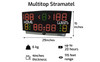 Stramatel Multitop Portable Multi-Sport Scoreboard