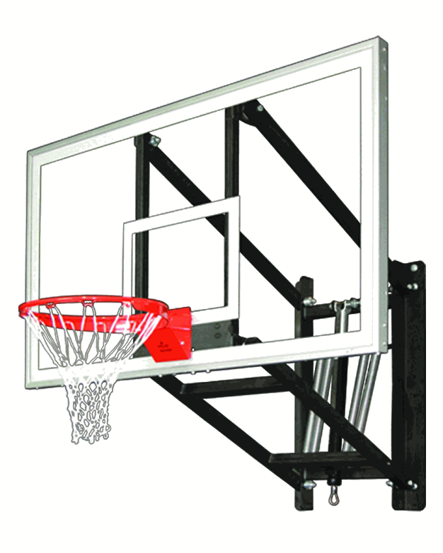 WallMounted Adjustable Basketball Hoops and Goals