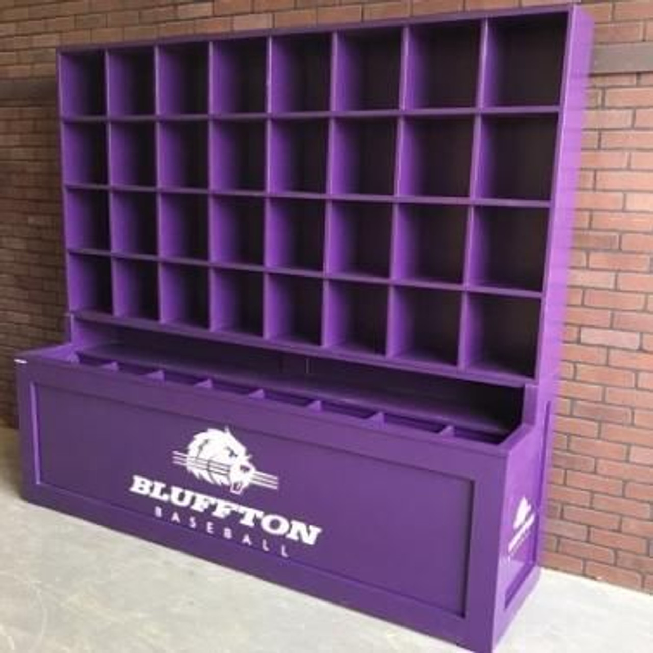 dugout helmet rack