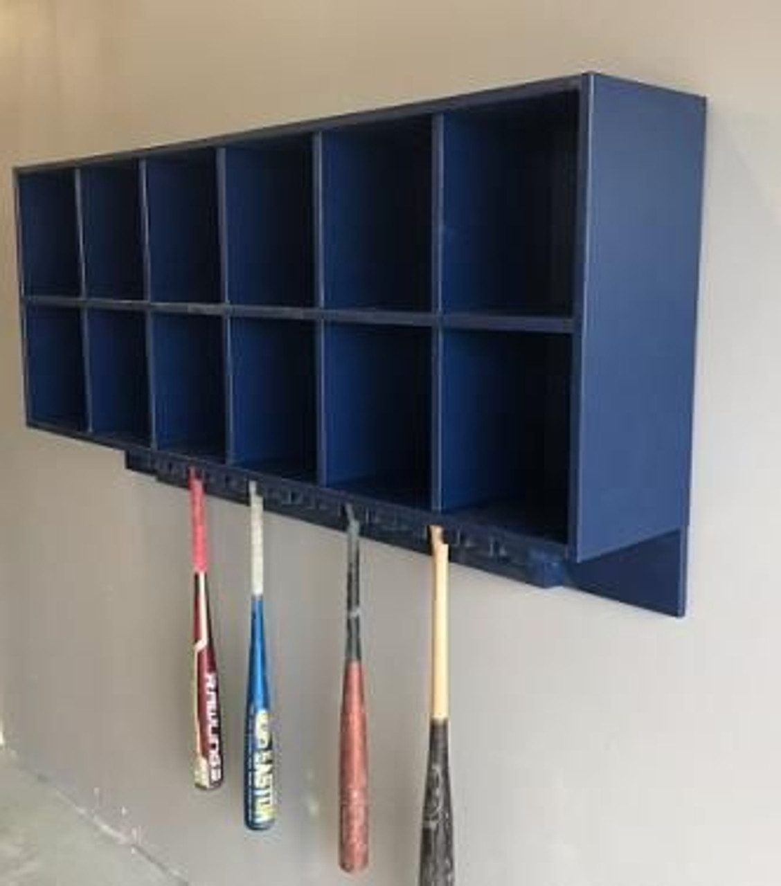 dugout helmet rack