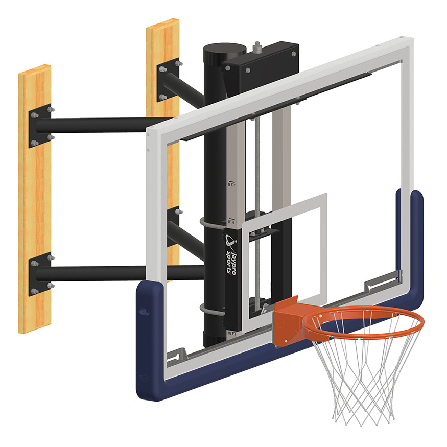 Jaypro Adjustable Wall Mounted Basketball Hoop AchillionSports