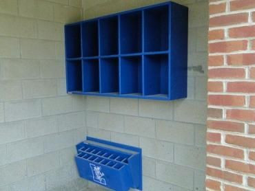 Helmet and Bat Rack Combo AchillionSports