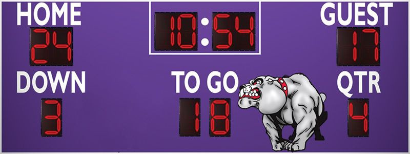 Football Play Clocks for Sale Portable, LED, 4' by 4'