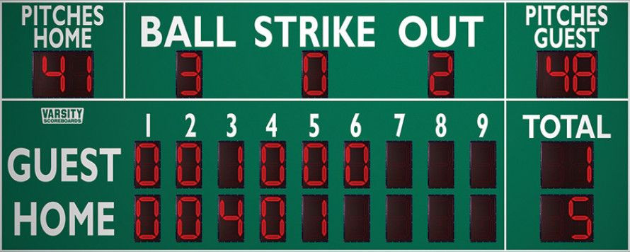 Portable and Electronic Baseball/Softball Scoreboards for Sale