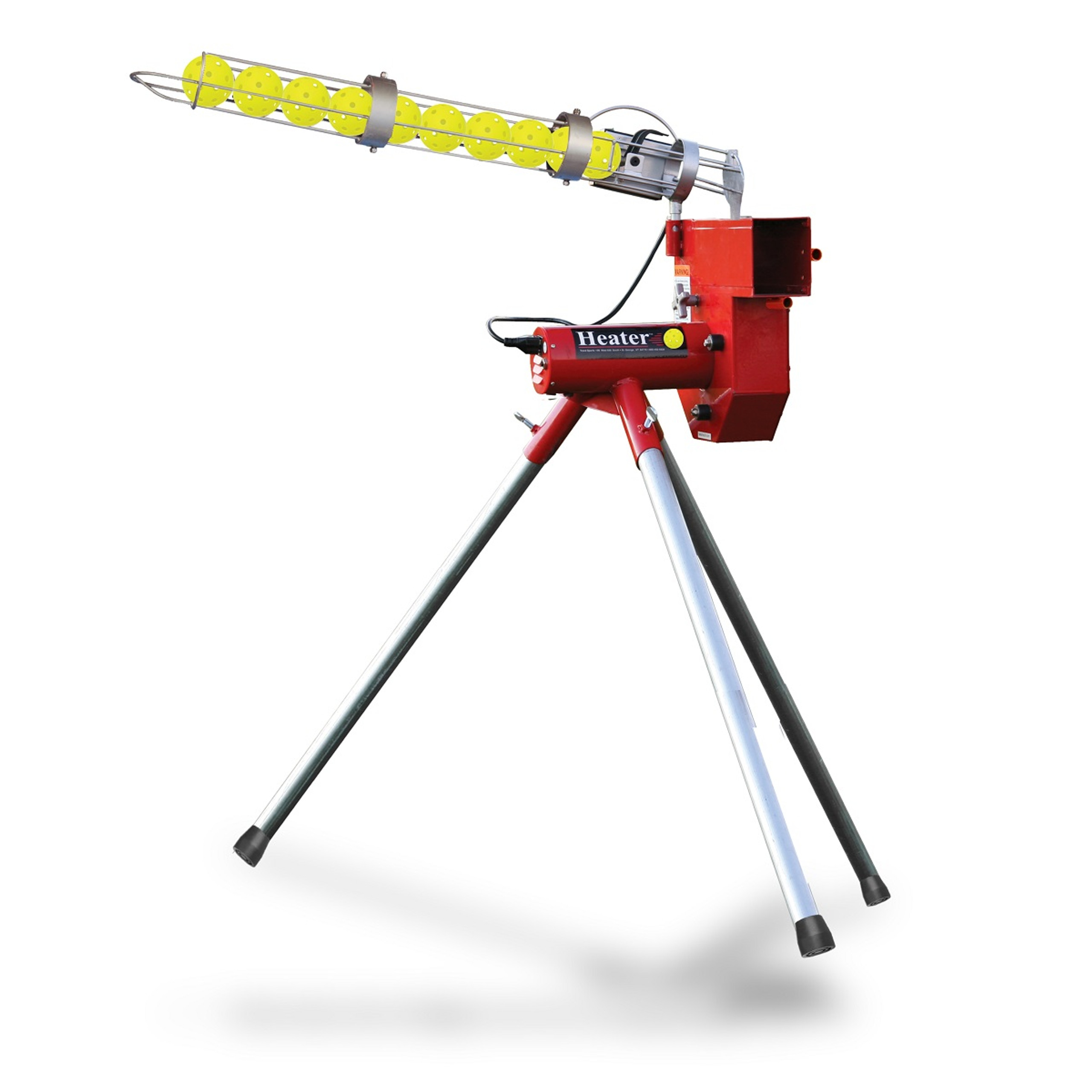 Heater Real Pickleball Machine with Auto Feeder AchillionSports