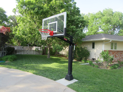 First Team Attack Extreme Inground Basketball Hoop - 60 Inch Steel