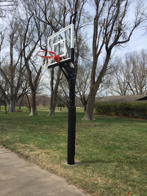 First Team Champ Turbo Inground Basketball Hoop - 54 Inch Glass