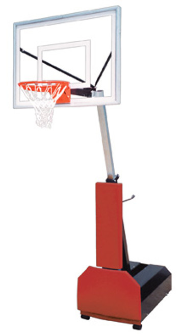 First Team Fury III Portable Basketball Hoop - 54 Inch Acrylic