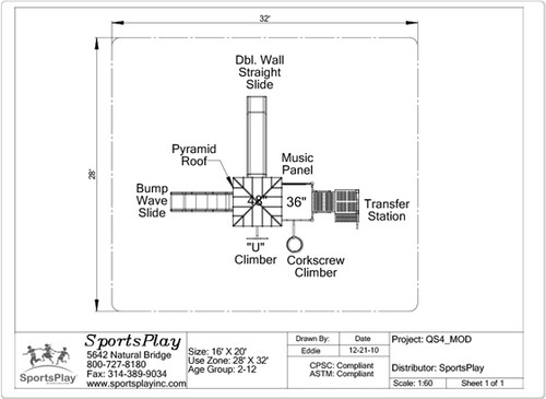 Quick Ship Play Structure 256 - Our Price: $8,775