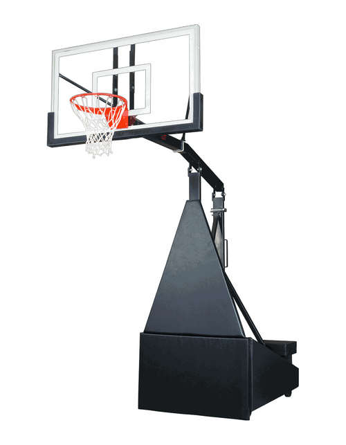 First Team Storm Pro Portable Basketball Hoop - 60 Inch Glass