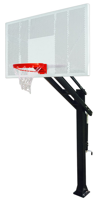 First Team Titan Intensity Inground Adjustable Hoop - 72 Inch Aluminum