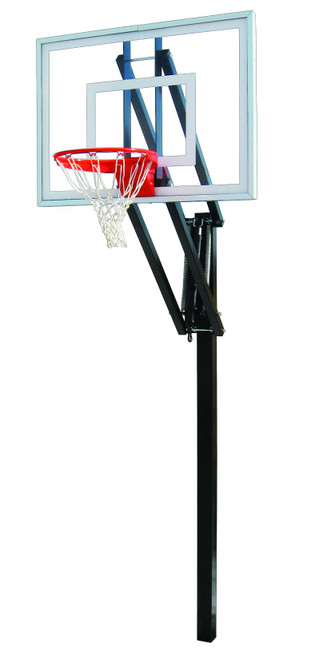 First Team Vector II Inground Adjustable Hoop - 48 Inch Acrylic