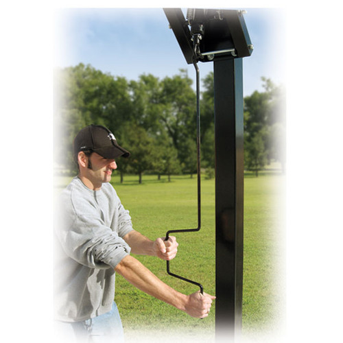 First Team Vector III Inground Adjustable Hoop - 54 Inch Acrylic