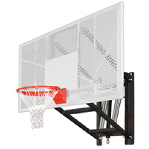 First Team WallMonster Intensity Wall-Mounted Basketball Hoop - 72 Inch Perforated Aluminum