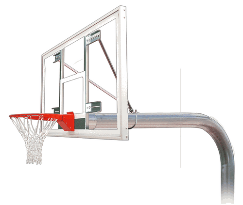 First Team Brute Supreme Inground Fixed Height Hoop - 72 Inch Acrylic