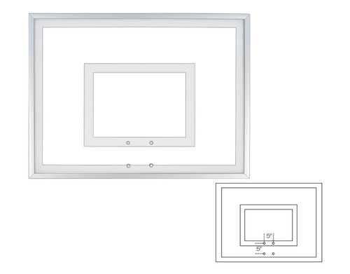 First Team 36" X 54" Framed Acrylic Backboard