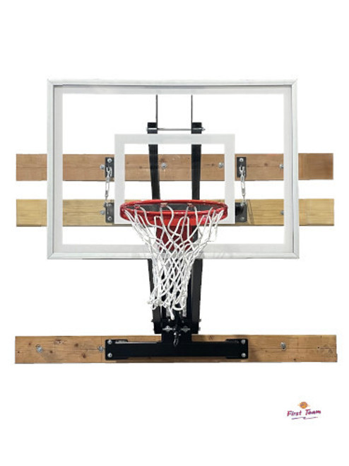 First Team VersiVector Select Wall-Mounted Basketball Hoop - 60 Inch Acrylic