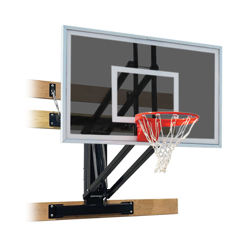 First Team VersiVector Eclipse Wall-Mounted Basketball Hoop - 60 Smoked Tempered Glass