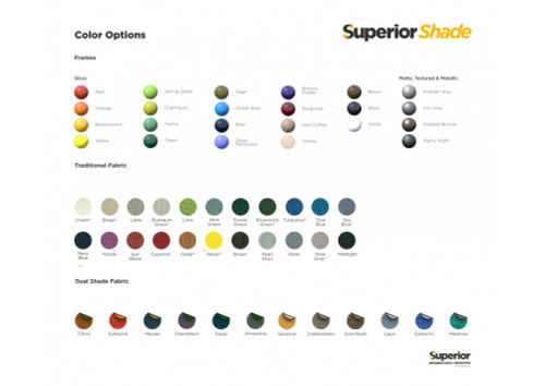 Bleacher Series Hanging Cantilevered Fabric Shade - 10'H Entrance