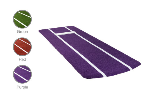 Portolite Pro Spiked Softball Pitching Game Mat