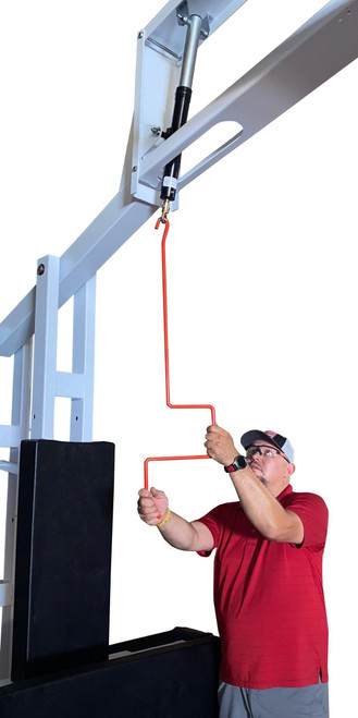 Bison T-Rex Sport Portable Basketball Hoop - 60 Inch Glass