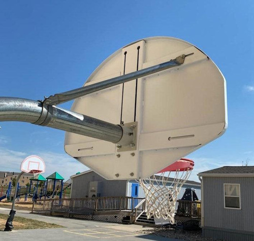 Fan-Shaped Backboard Retrofit Kit - Fan-Shaped Steel